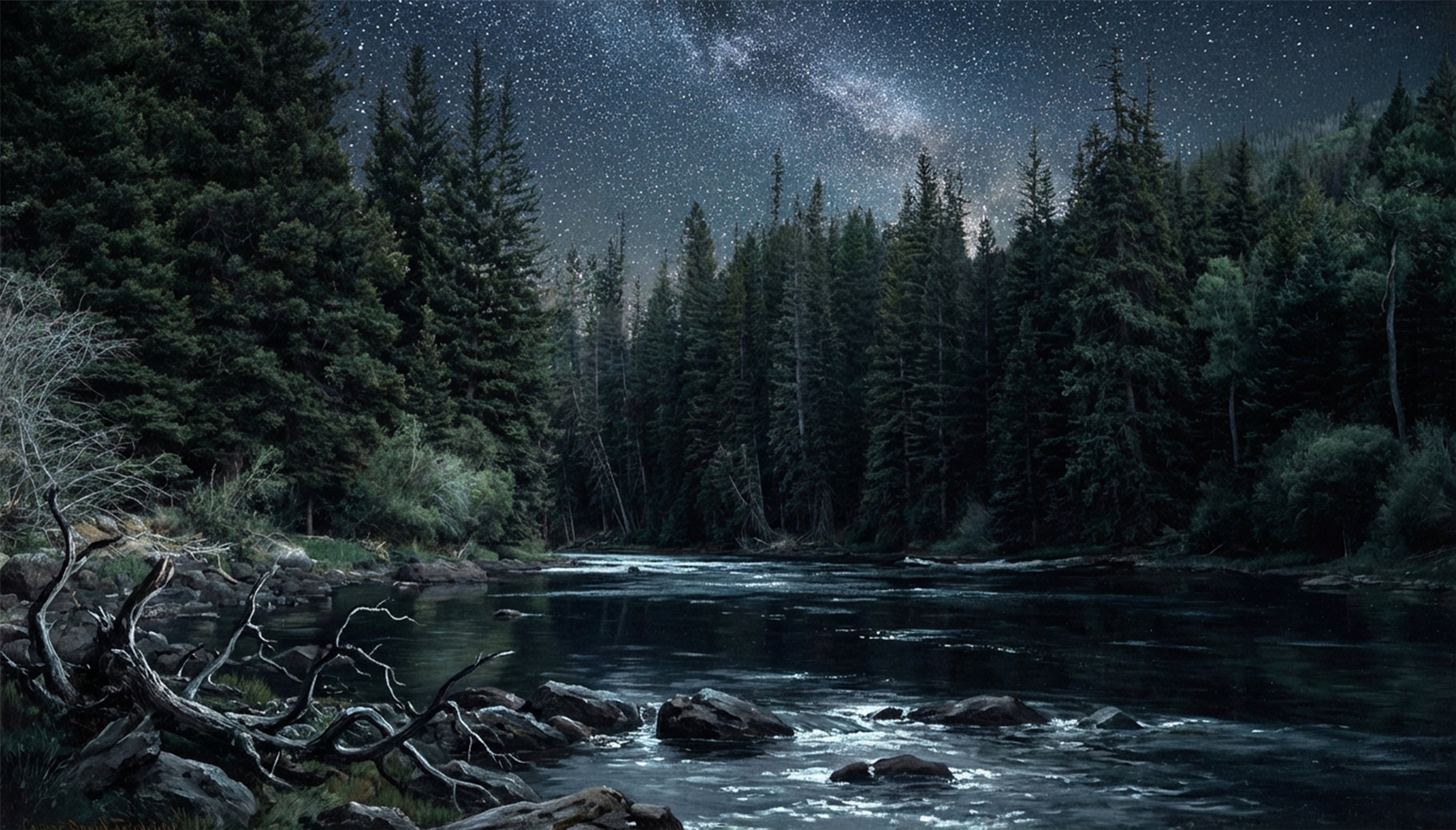 Night Calm on the Big Thompson River