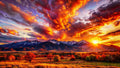 Front Range at Sunset