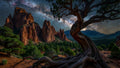 Night Sky over the Garden of the Gods