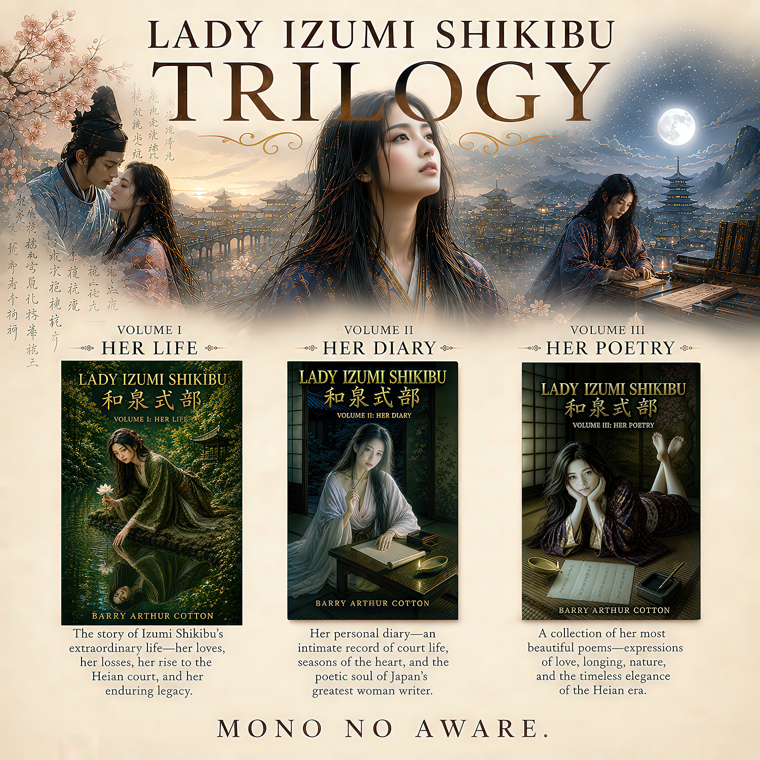 Izumi Shikibu Trilogy 3 Book Set