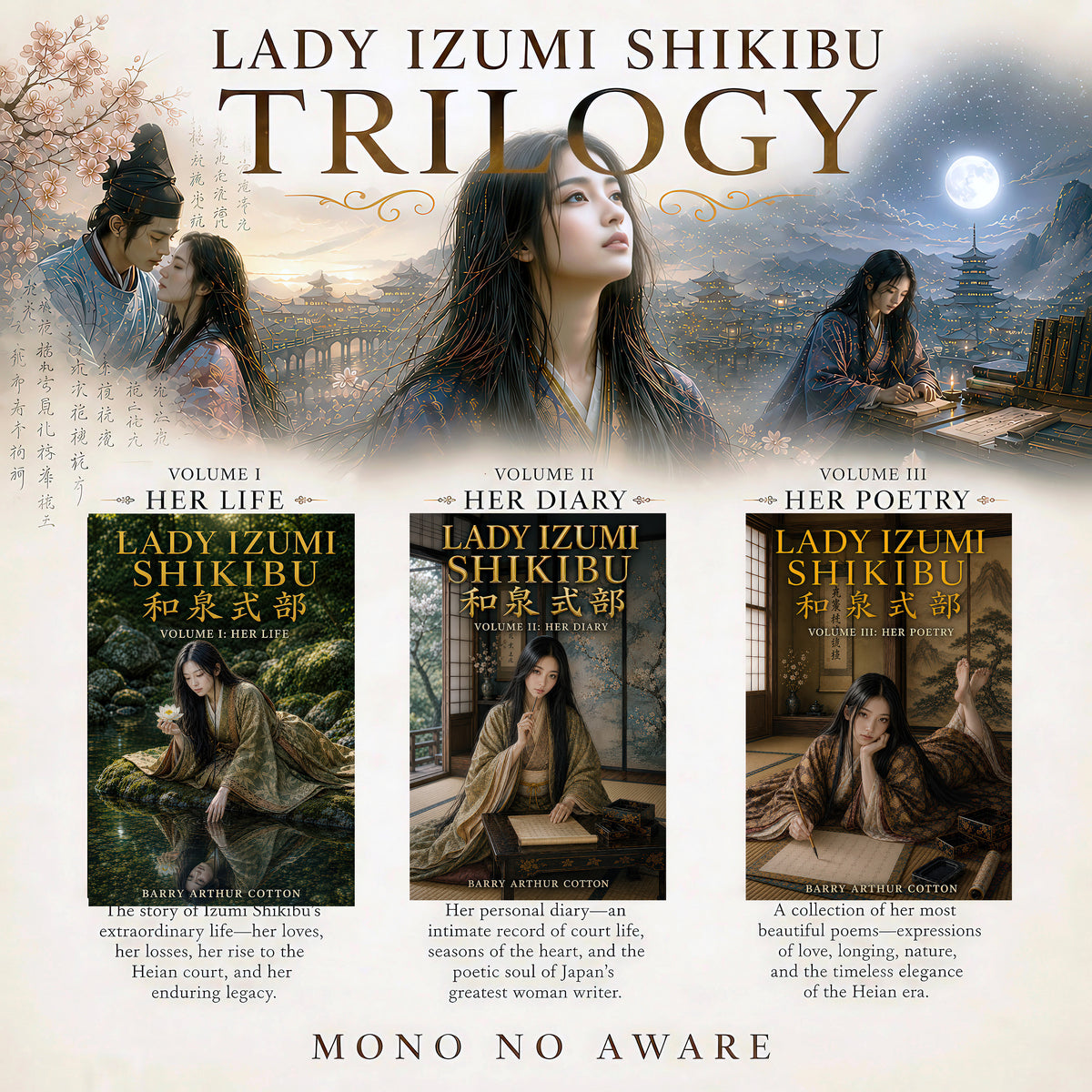 Izumi Shikibu Trilogy 3 Book Set